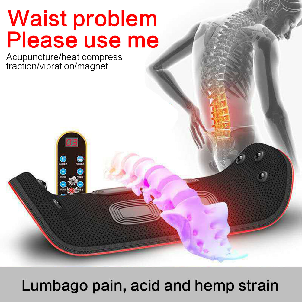 Relaxation Electric Lumbar Traction Device Waist Back Massager