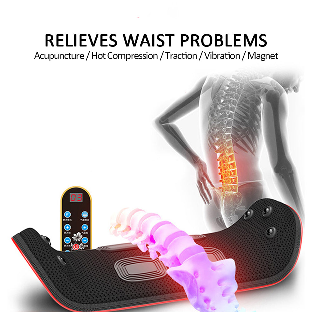 Relaxation Electric Lumbar Traction Device Waist Back Massager