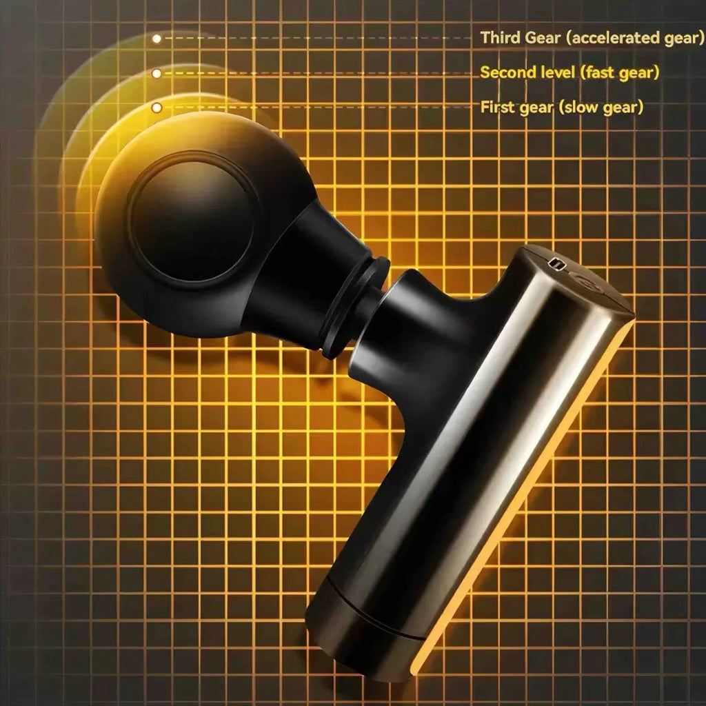 1pc Massage Gun, Deep Tissue Muscle Handheld Percussion Massager For Body, Back And Neck