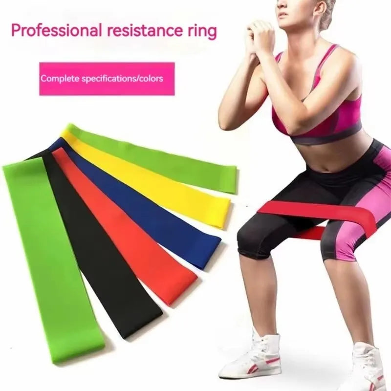 Latex Resistance Circle Mini Fitness Strength Training Hip Stretch Circle Rally Band