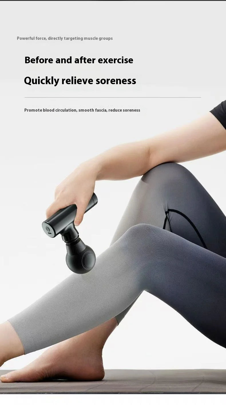 1pc Massage Gun, Deep Tissue Muscle Handheld Percussion Massager For Body, Back And Neck