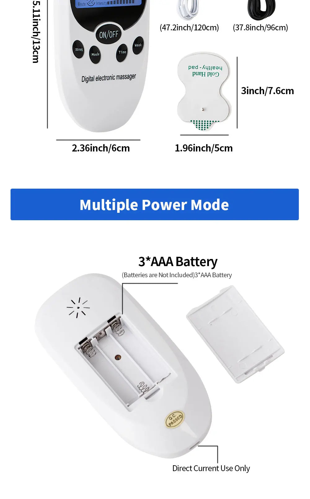 EMS Electric Muscle Massager Muscle Stimulator