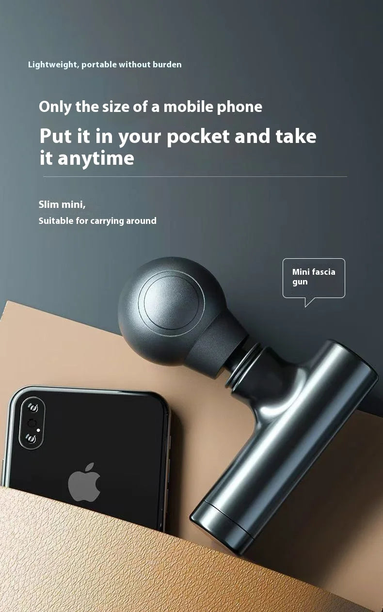 1pc Massage Gun, Deep Tissue Muscle Handheld Percussion Massager For Body, Back And Neck