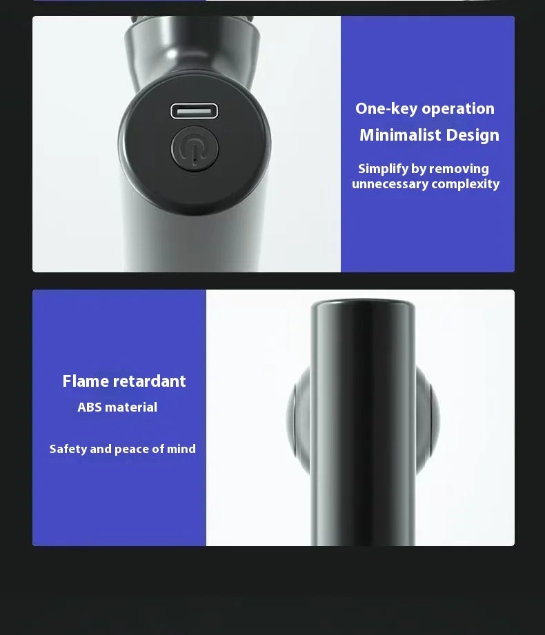 1pc Massage Gun, Deep Tissue Muscle Handheld Percussion Massager For Body, Back And Neck