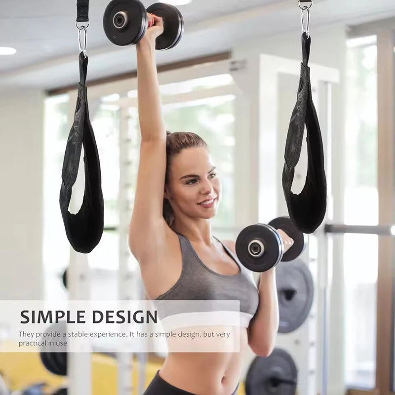 Fitness AB Sling Straps Suspension Rip-Resistant Heavy Duty Pair