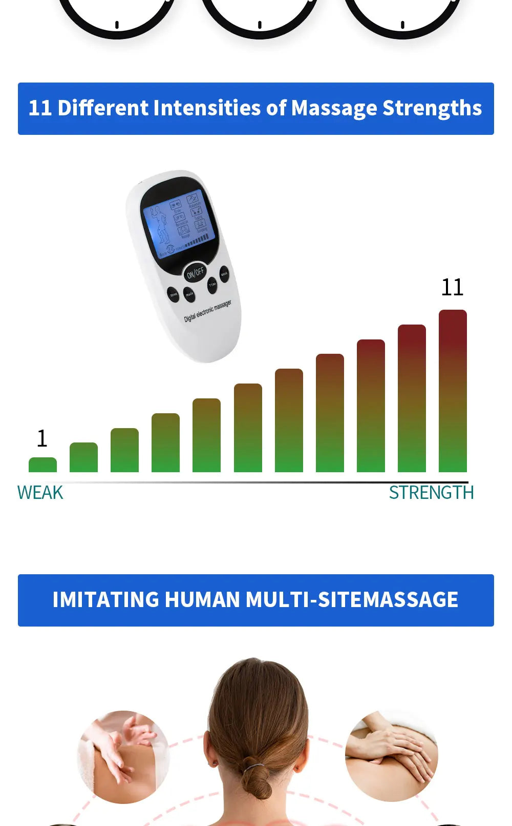 EMS Electric Muscle Massager Muscle Stimulator