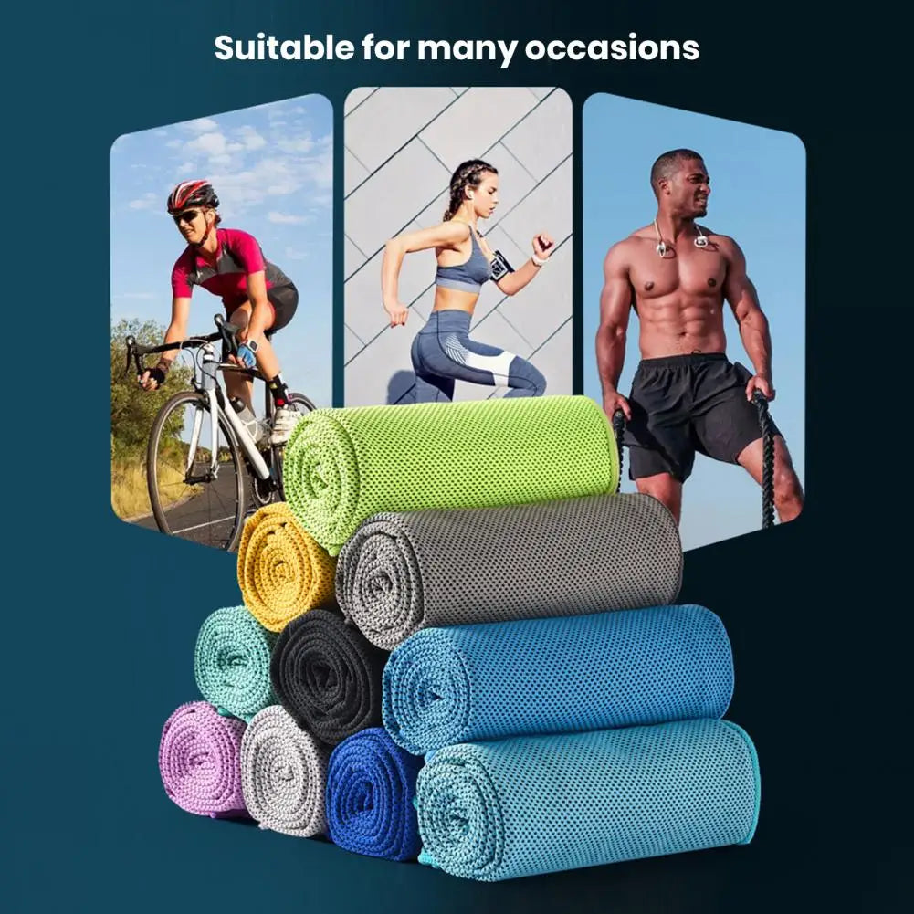 Instant Cooling Towel Sweat Absorption Running Towel Yoga