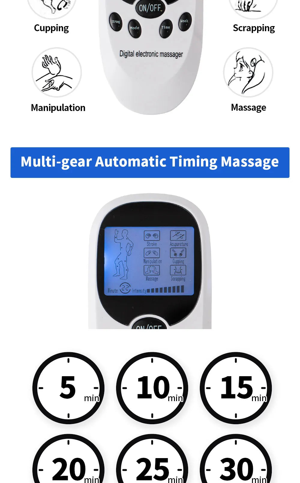 EMS Electric Muscle Massager Muscle Stimulator