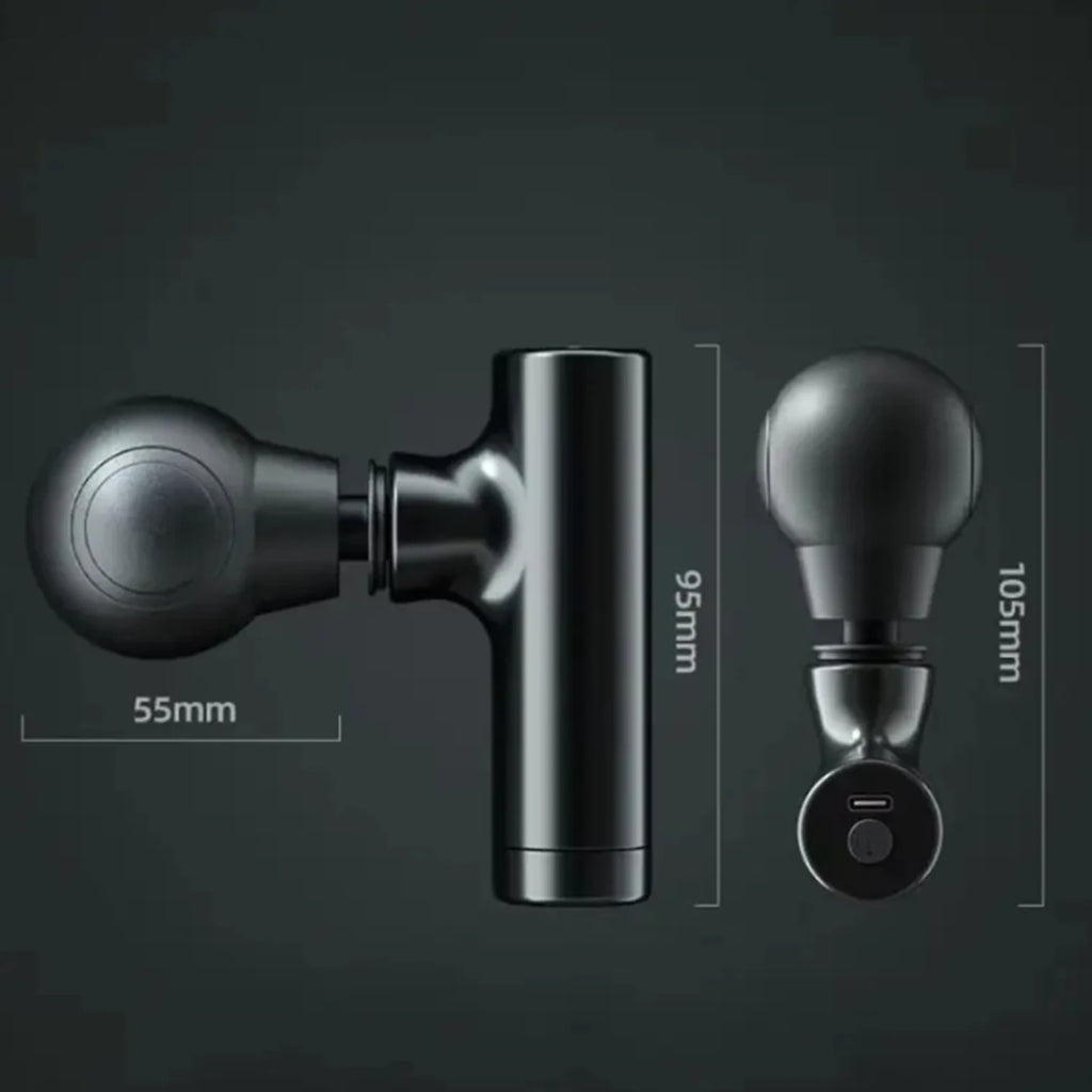 1pc Massage Gun, Deep Tissue Muscle Handheld Percussion Massager For Body, Back And Neck