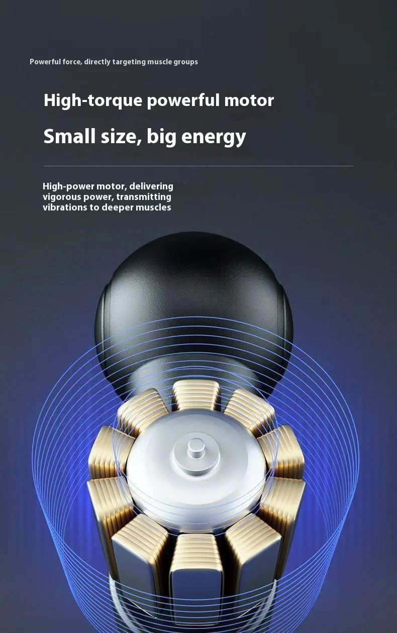 1pc Massage Gun, Deep Tissue Muscle Handheld Percussion Massager For Body, Back And Neck