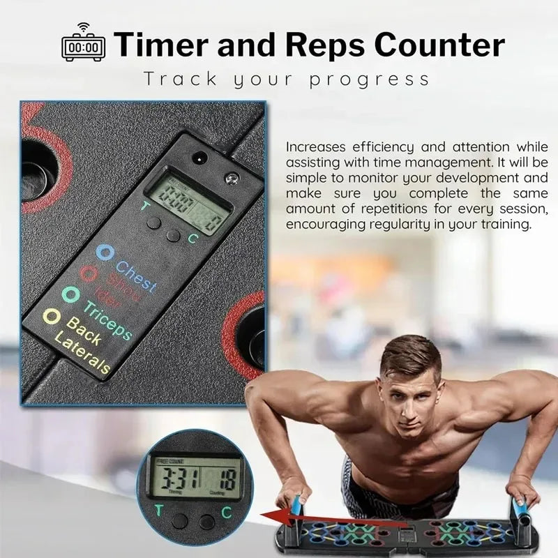 Push-up Board Set For Chest Abdomen Arms/Back Training