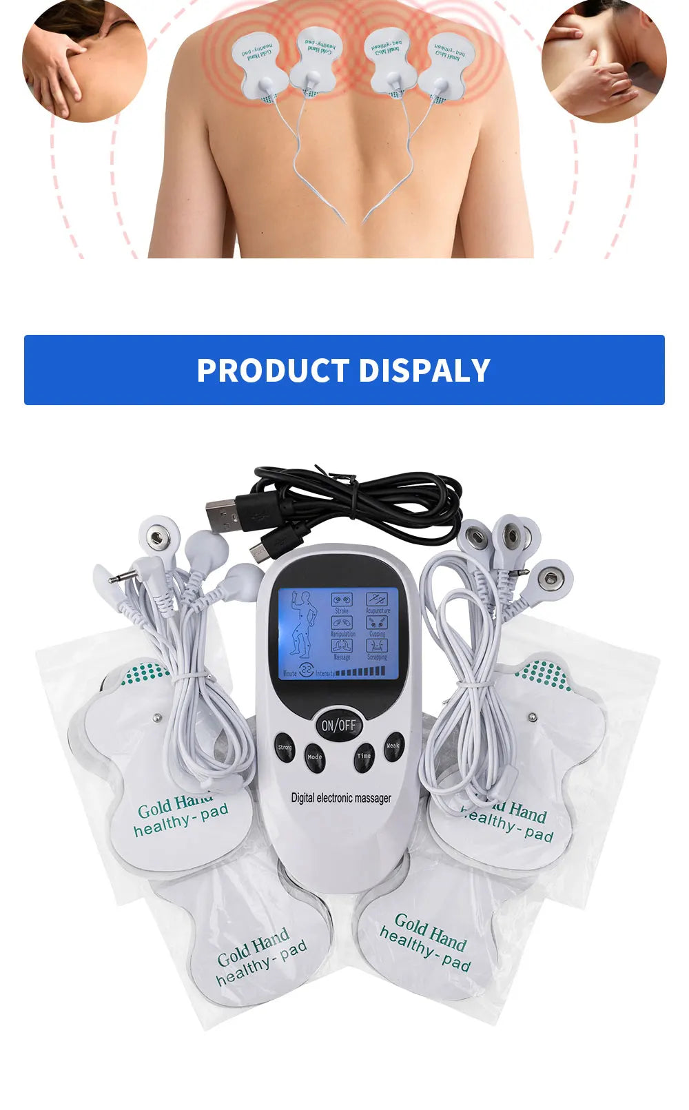 EMS Electric Muscle Massager Muscle Stimulator