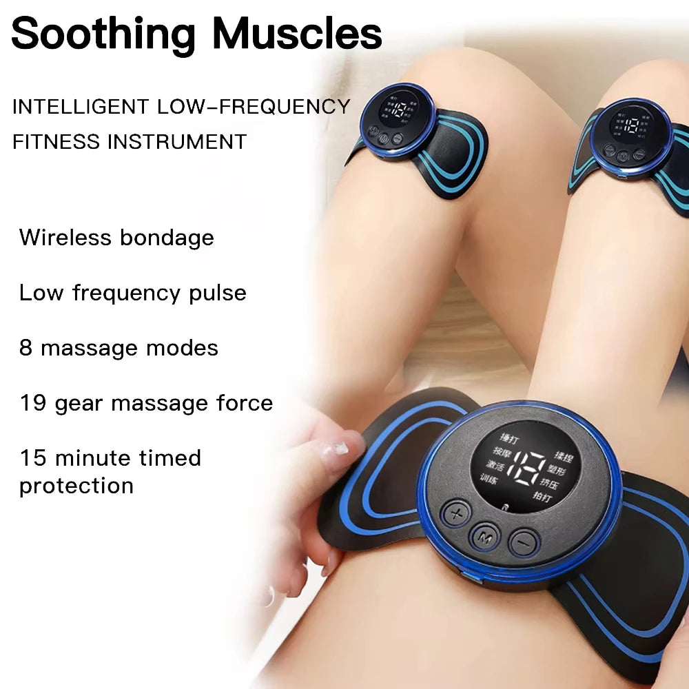 Mini TENS Machine Muscle Stimulator Pad for Shoulder Leg Back Pain Relief Therapy