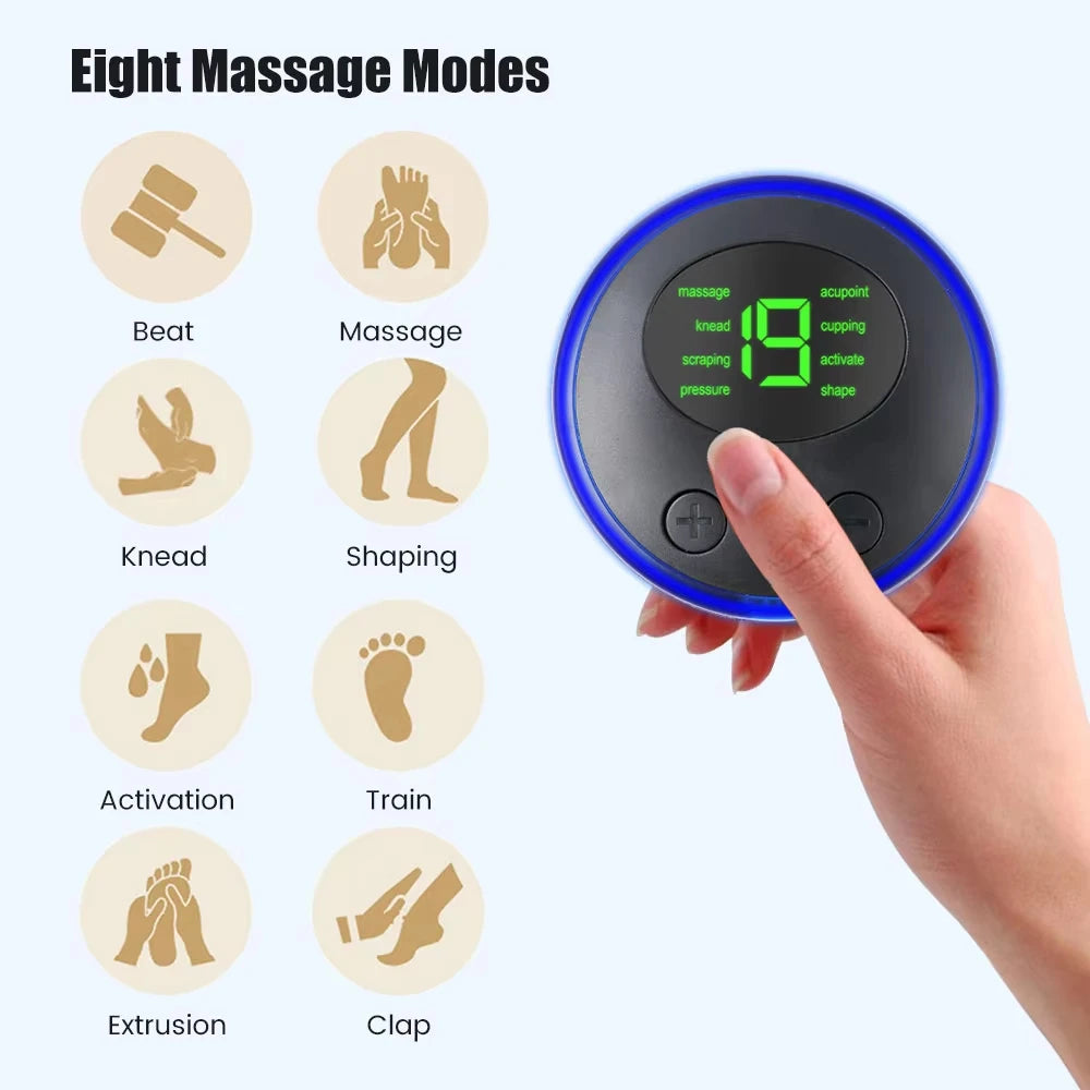 Mini TENS Machine Muscle Stimulator Pad for Shoulder Leg Back Pain Relief Therapy