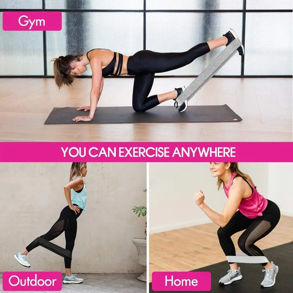 Resistance Bands, Fabric Workout Bands for Women & Men