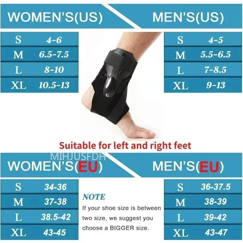 Ankle Brace for Sprained Ankle Support with Side Stabilizers